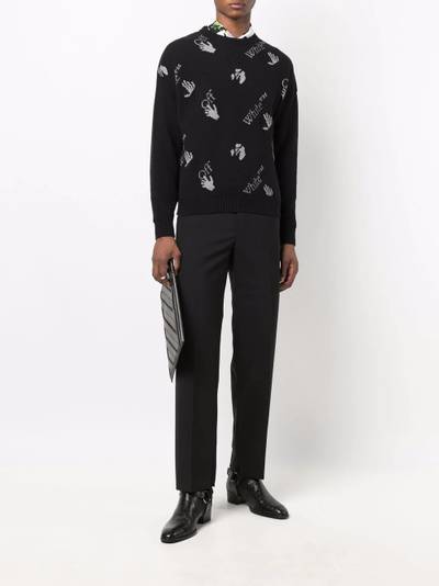 Off-White zip detail tailored trousers outlook