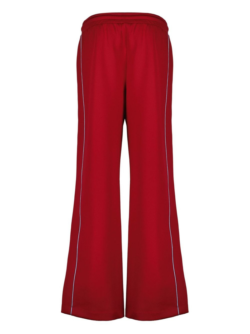 rabanne elasticated side-zip track pants outlook