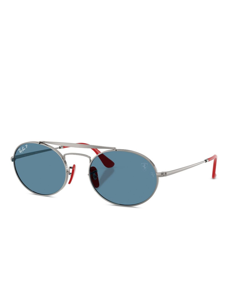 Ray-Ban x Scuderia Ferrari oval-frame sunglasses outlook