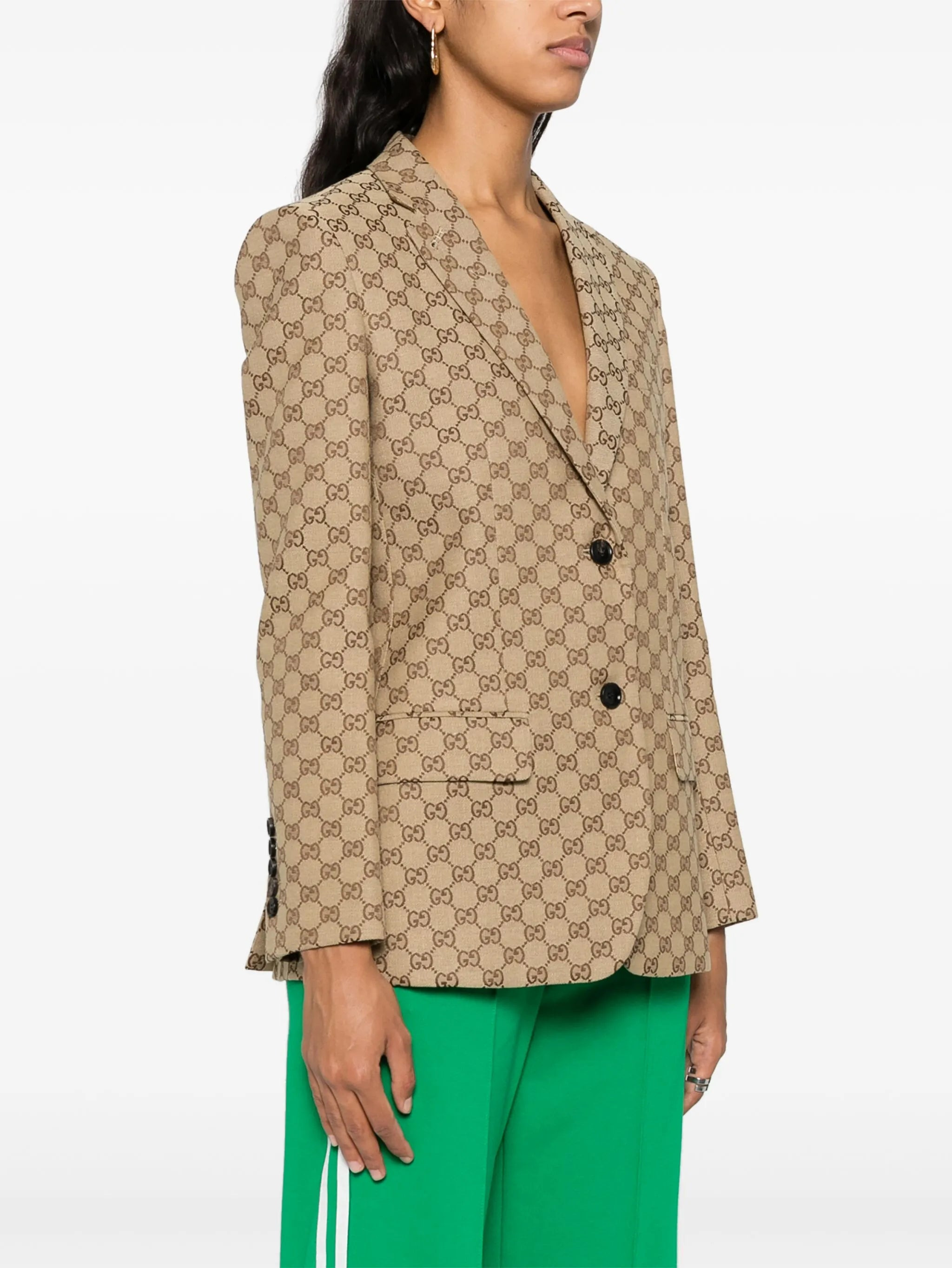 Gucci GG Canvas Single-breasted Blazer - 5
