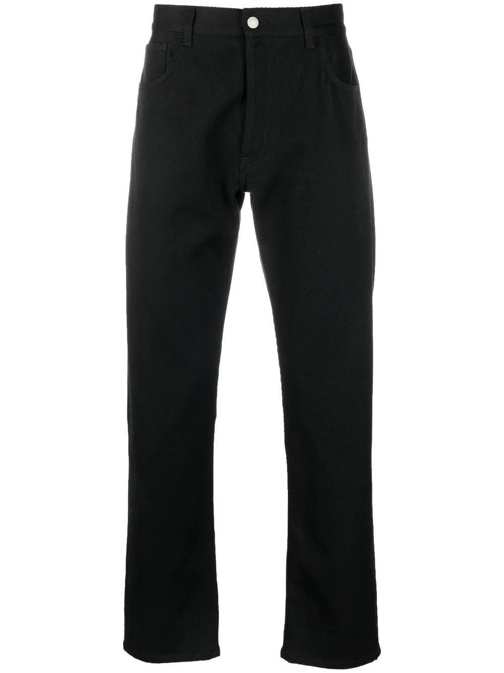 high-rise straight-leg trousers - 1