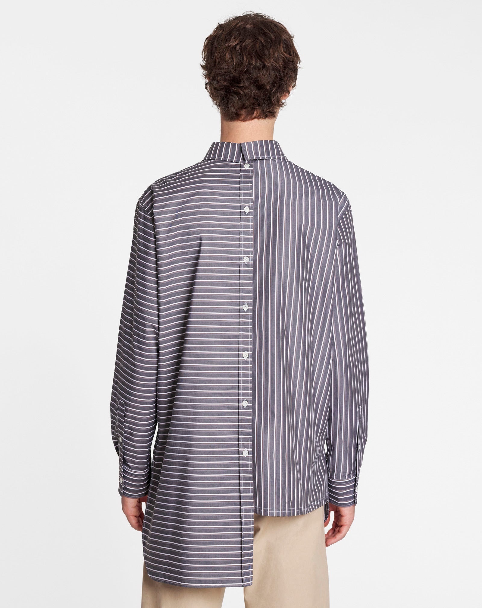 LONG SLEEVE ASYMETRIC SHIRT - 4
