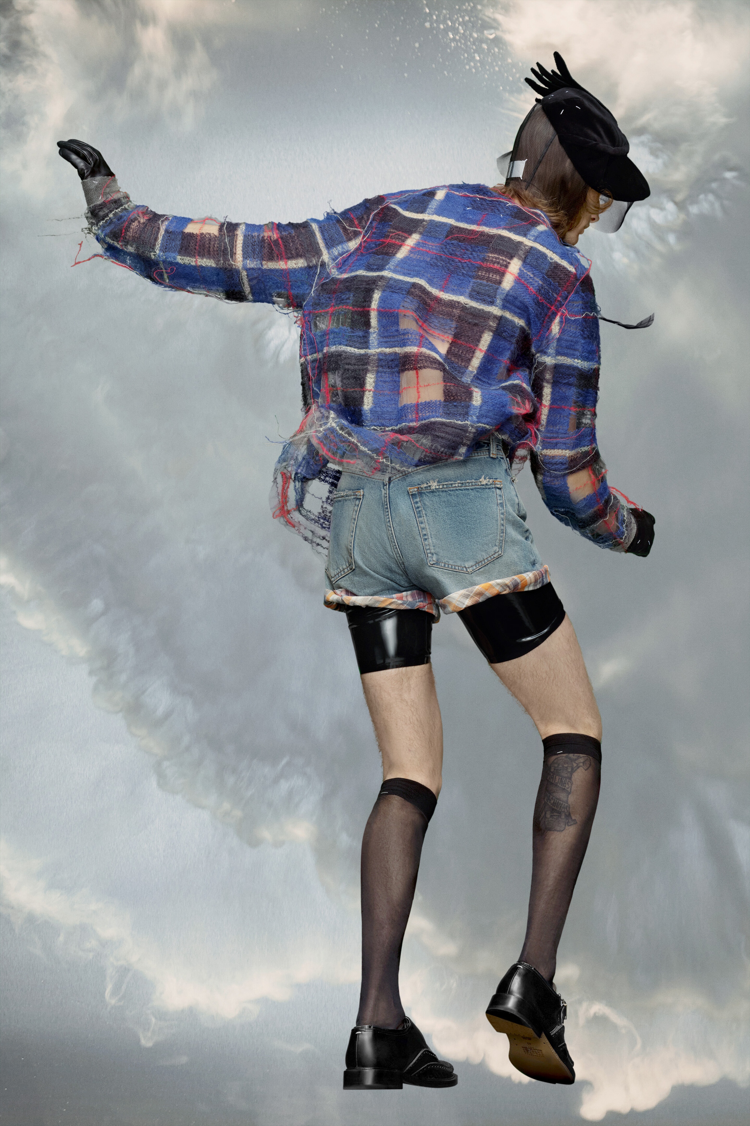Distressed knit cardigan - 4