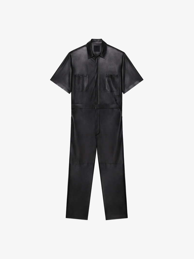 OVERSIZED JUMPSUIT IN LEATHER 1