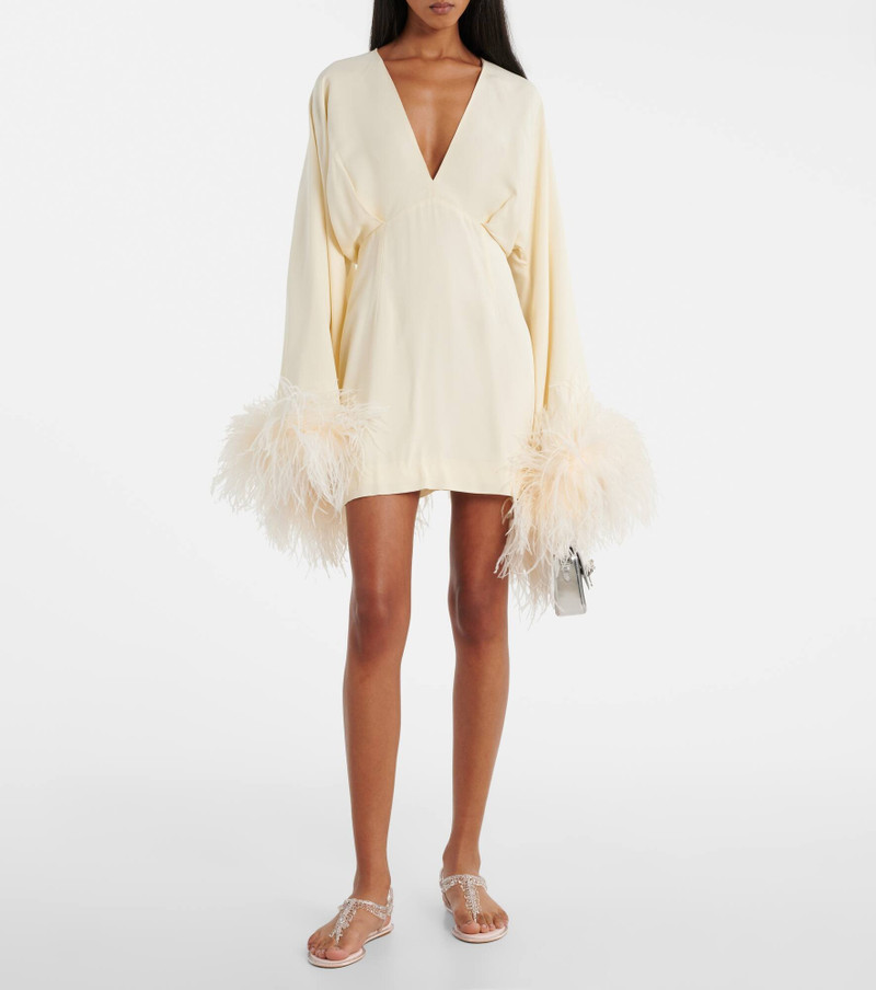 RENE CAOVILLA Chandelier embellished thong sandals outlook