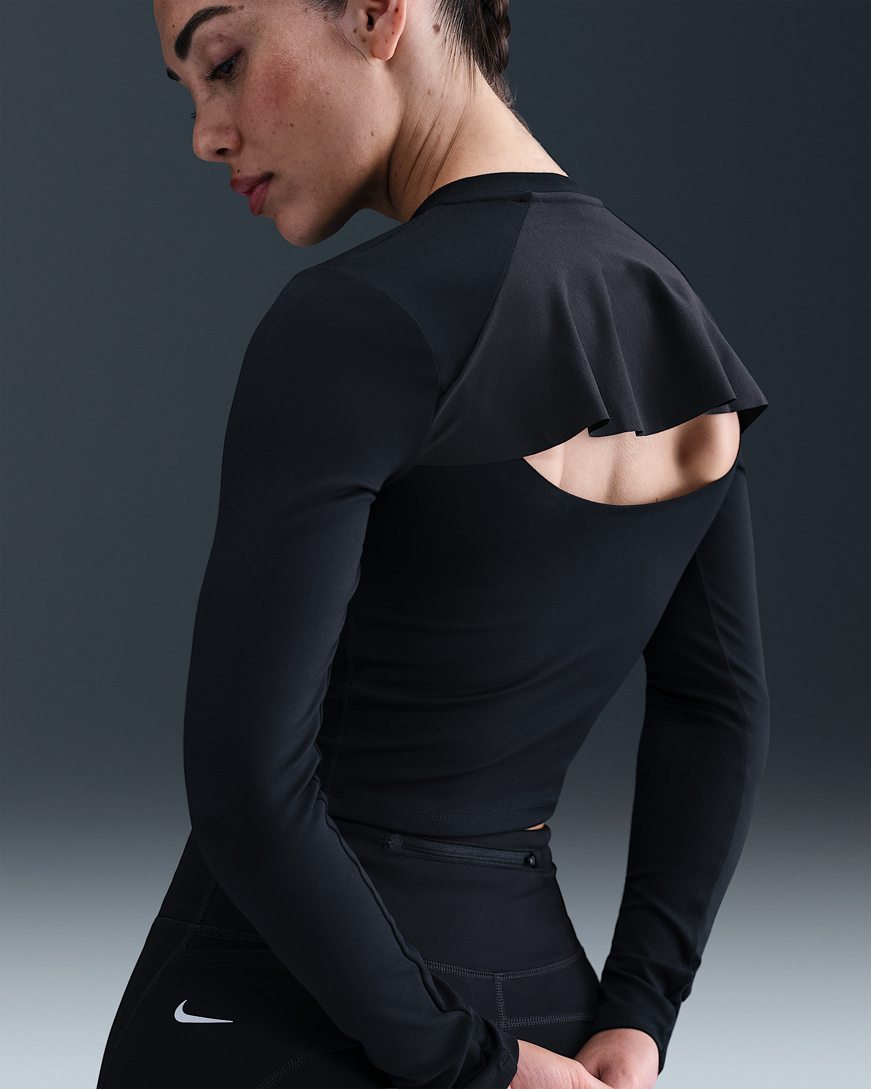 Nike One Women's Dri-FIT 1/2-Zip Mid Layer - 2