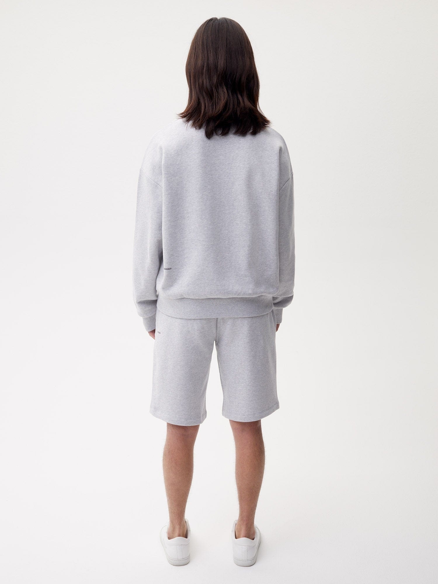 Mens 365 Midweight Long Shorts - Grey Marl - 3