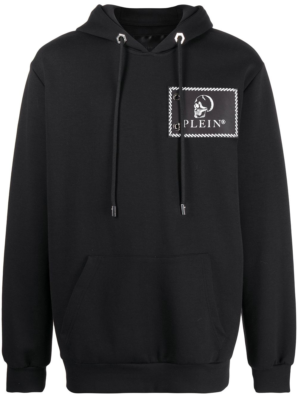 logo patch hoodie - 1