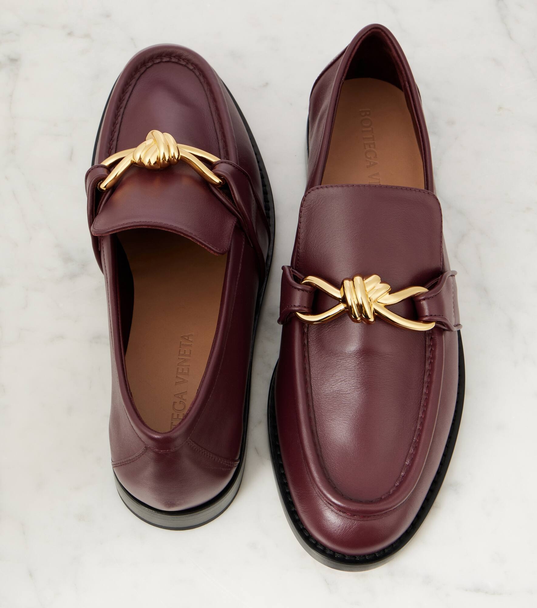 Astaire Knot leather loafers - 5
