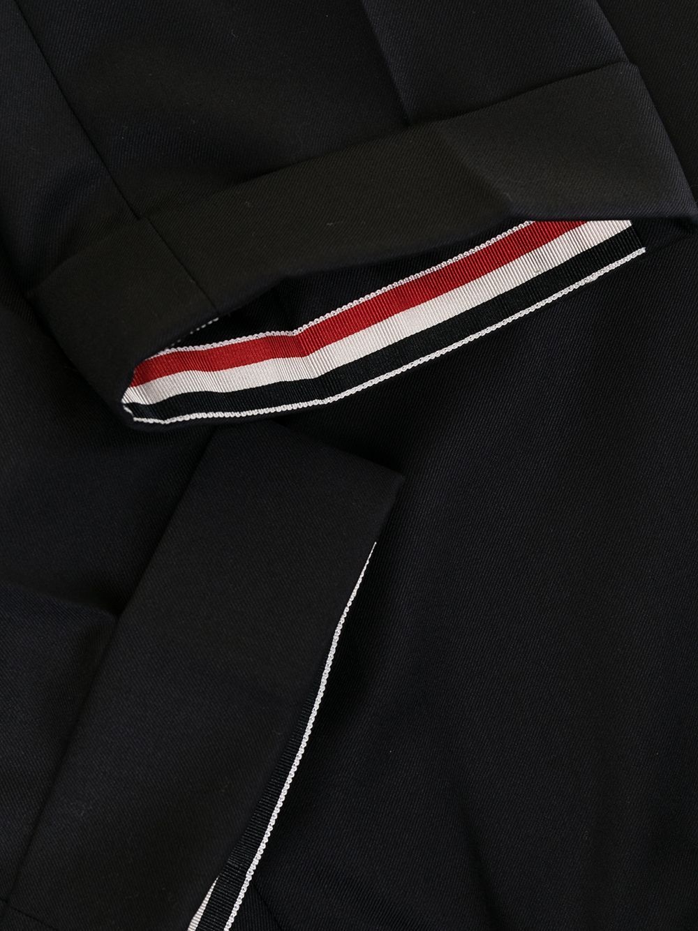 Super 120's wool twill slim-fit trousers - 7