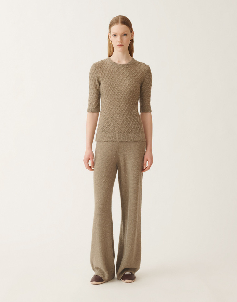 Wool and silk sweater with sequins 3