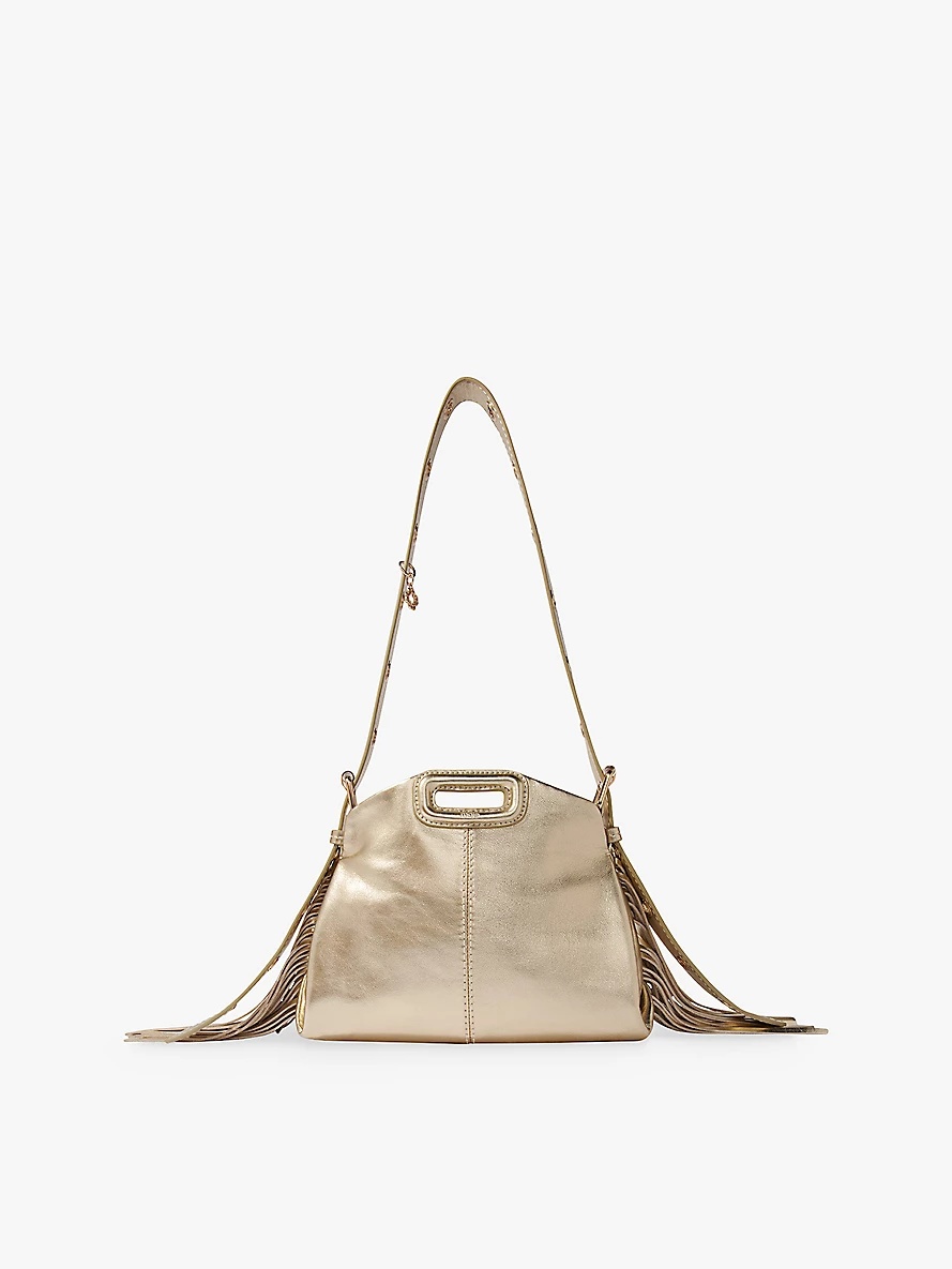 Miss M Mini metallic-leather shoulder bag - 1