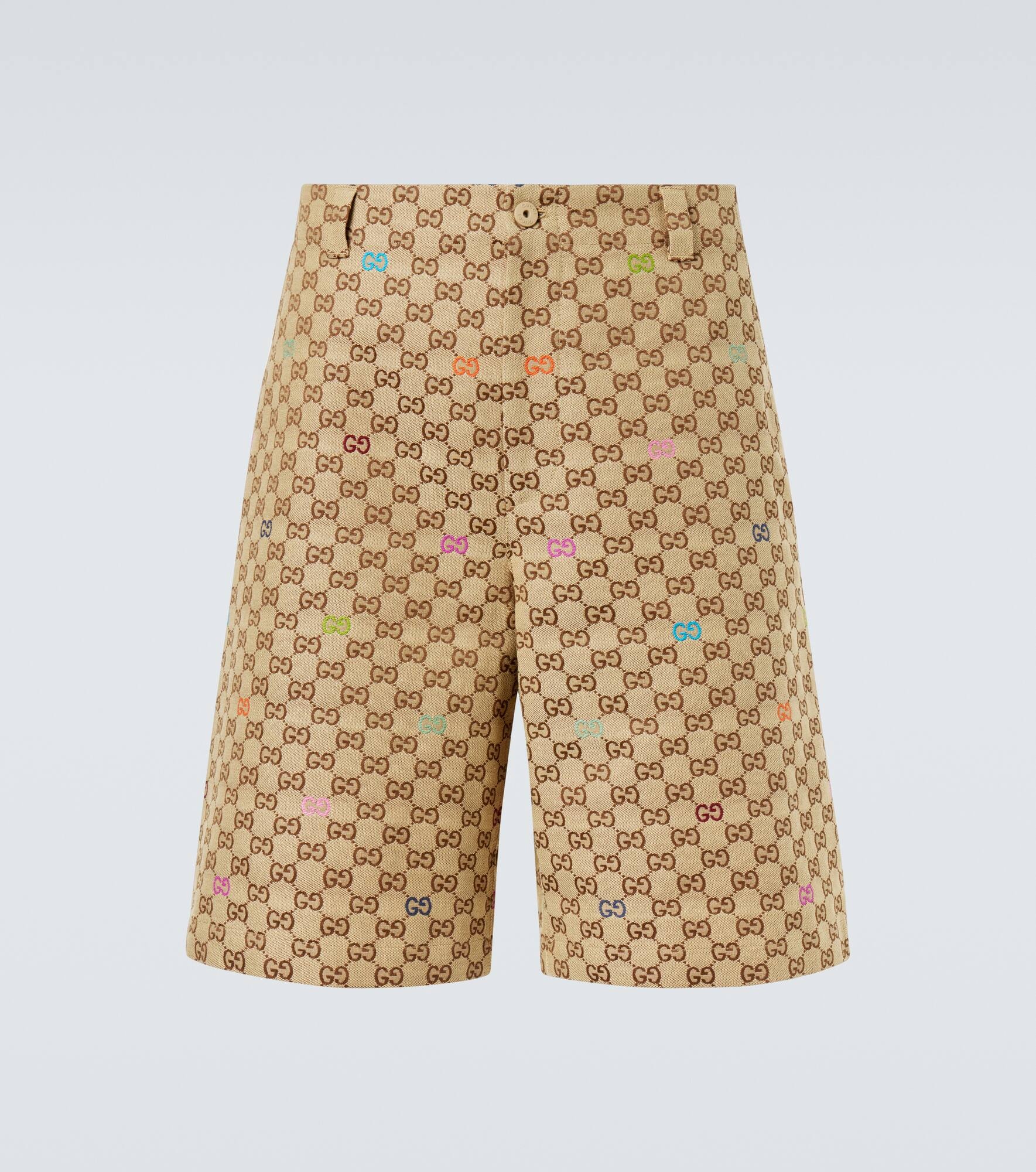 GG fil coupé canvas shorts - 1