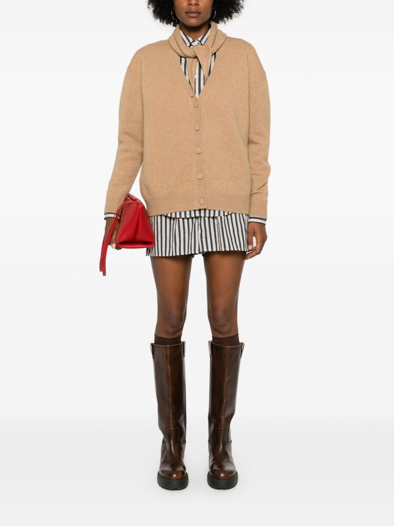 Plan C ribbed-knit cardigan outlook