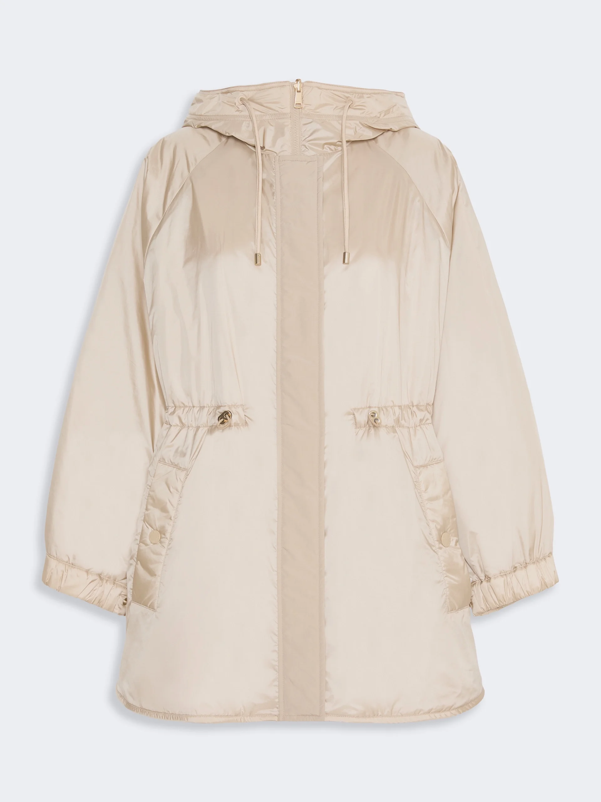 ALCAMO Reversible water-repellent canvas padded parka - SAND - 1