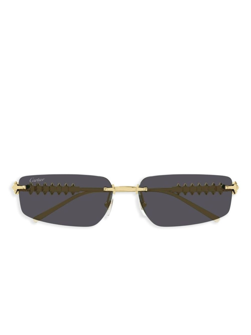 geometric-frame sunglasses 1