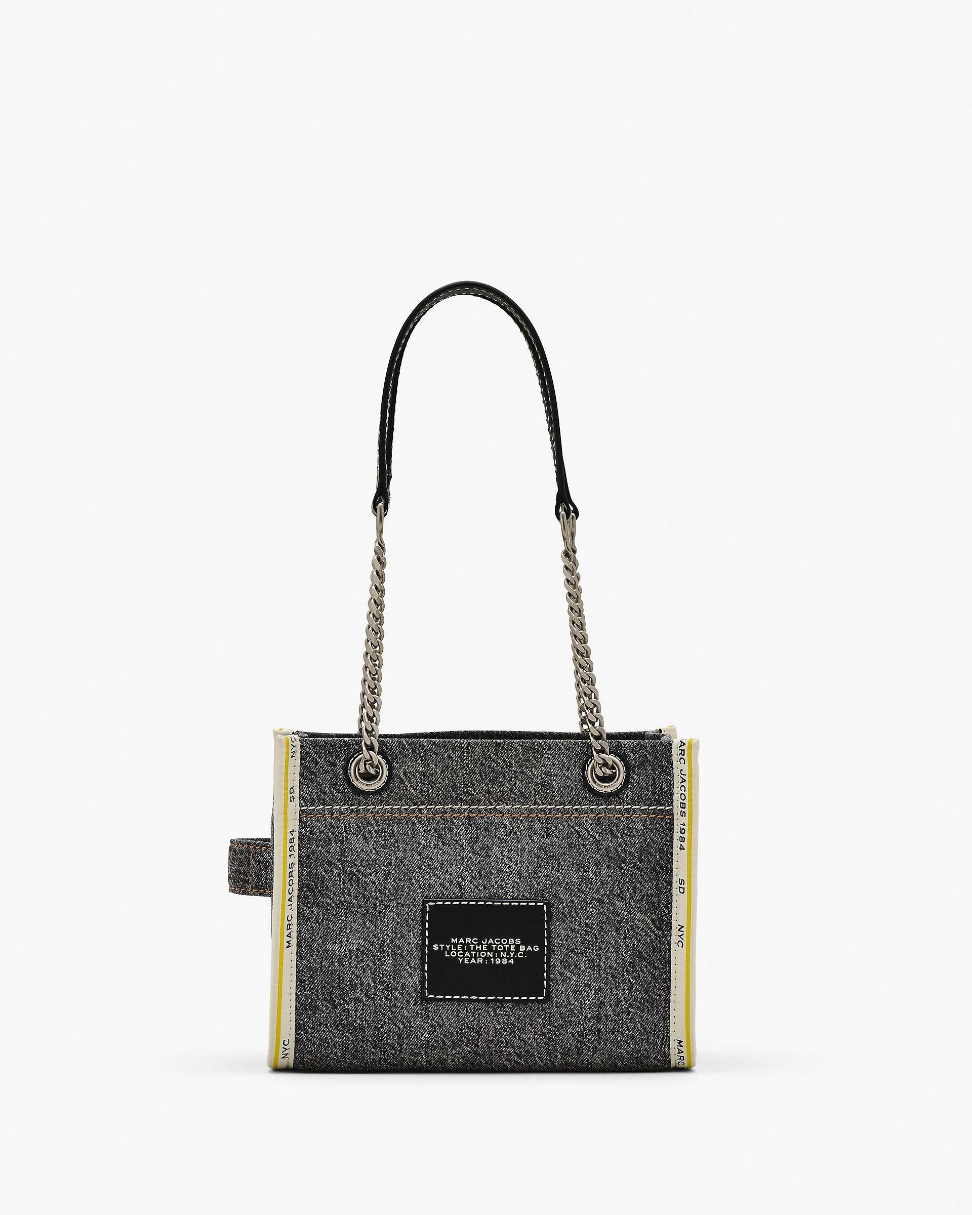 Marc Jacobs THE DENIM CHAIN SMALL TOTE BAG | REVERSIBLE