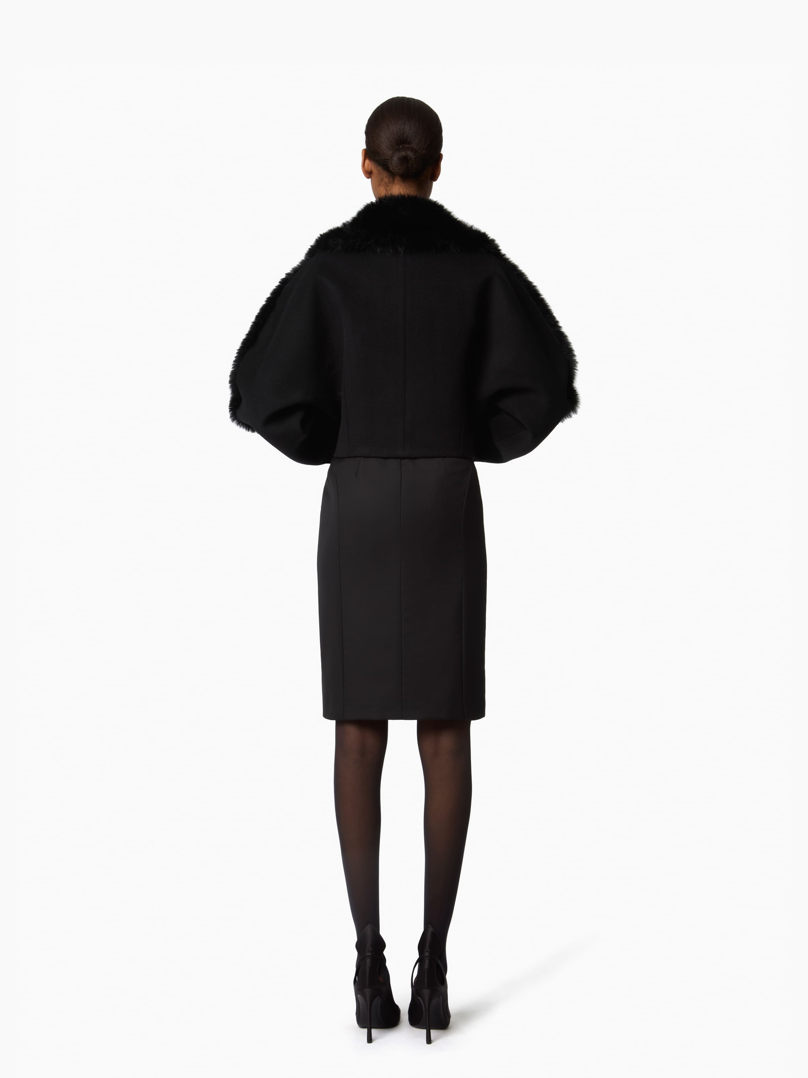 Boxy Faux Fur Coat - 4