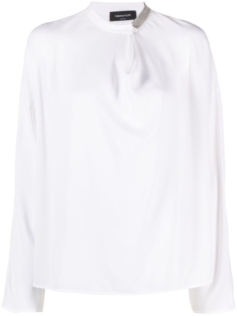 crystal-embellished blouse 1