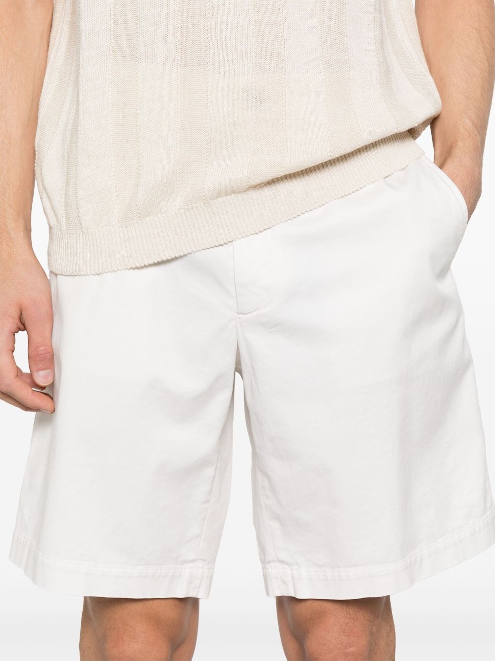 twill-weave shorts - 5