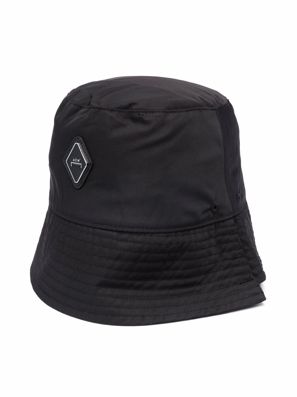 logo patch bucket hat - 1