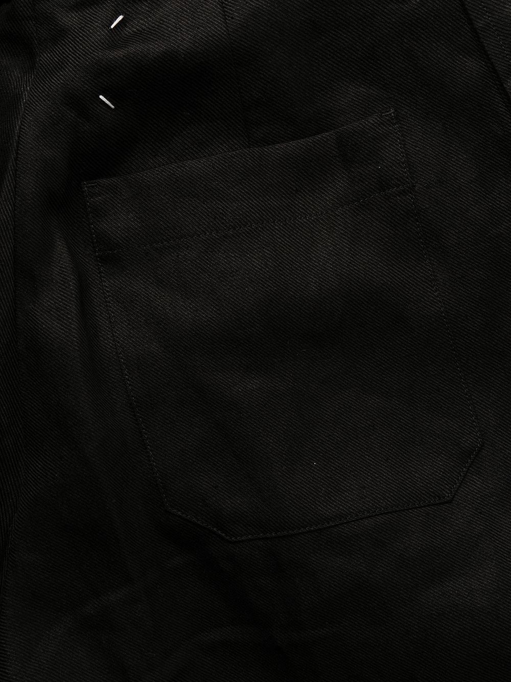 button-fastening waist t rousers - 7