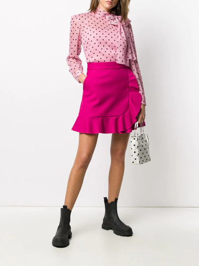 REDValentino polka-dot print blouse outlook