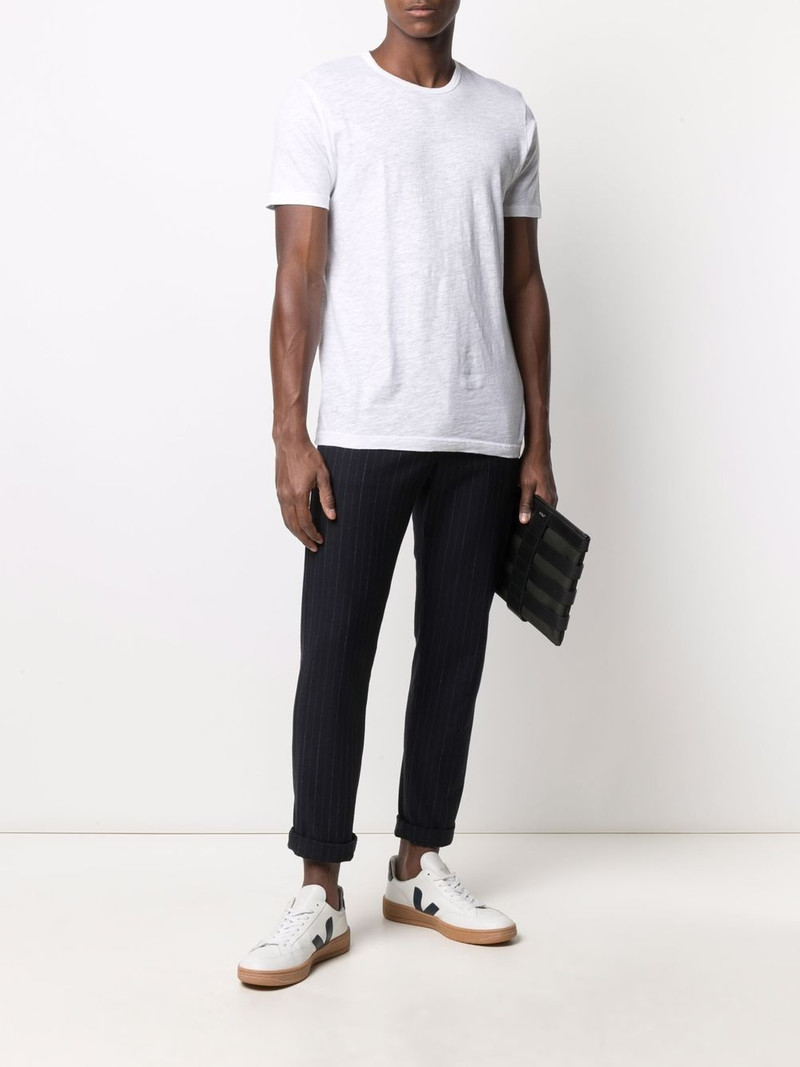 Sunspel cotton-blend short-sleeve T-shirt outlook