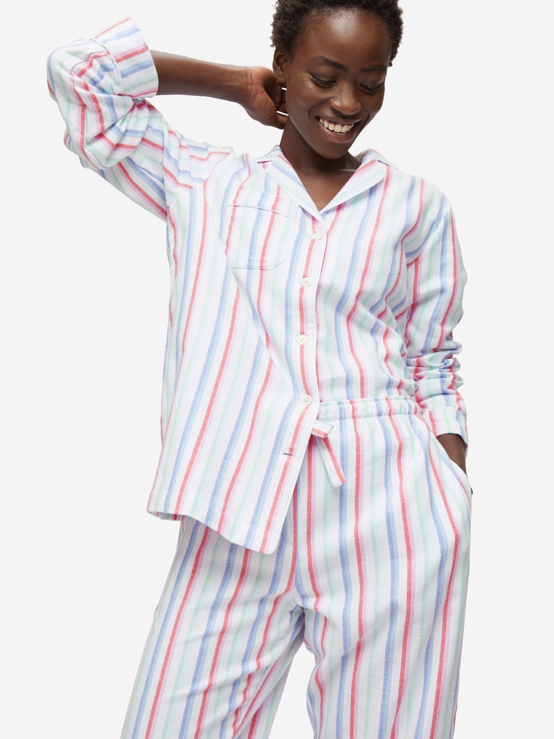 Women's Pyjamas Kelburn 28 Brushed Cotton Multi - 2