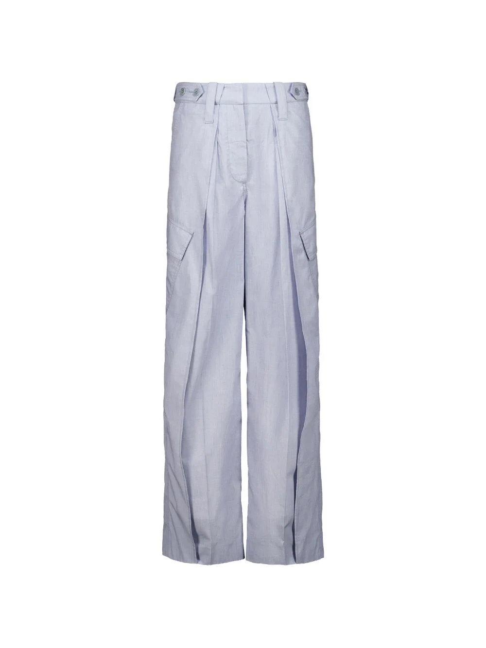 layered cargo trousers - 1
