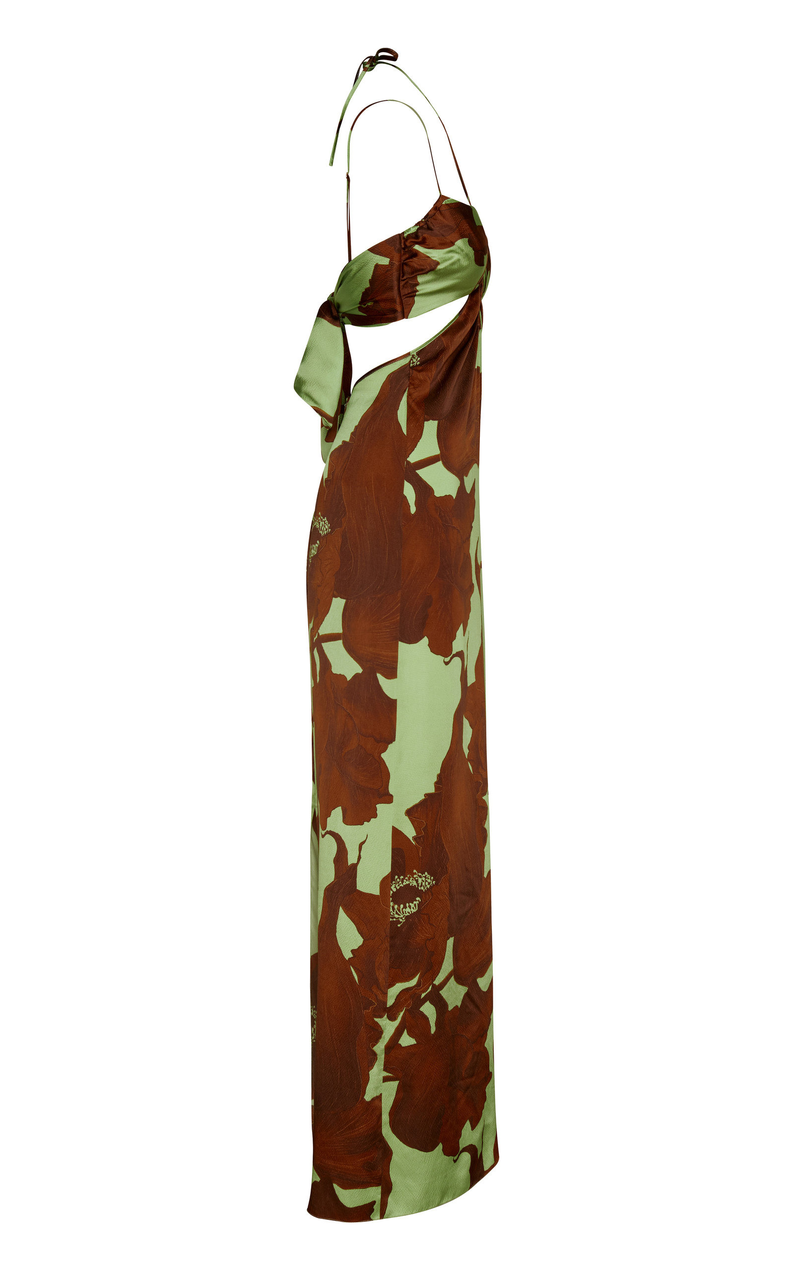 Getaway Of Karnataka Silk Maxi Dress floral - 6