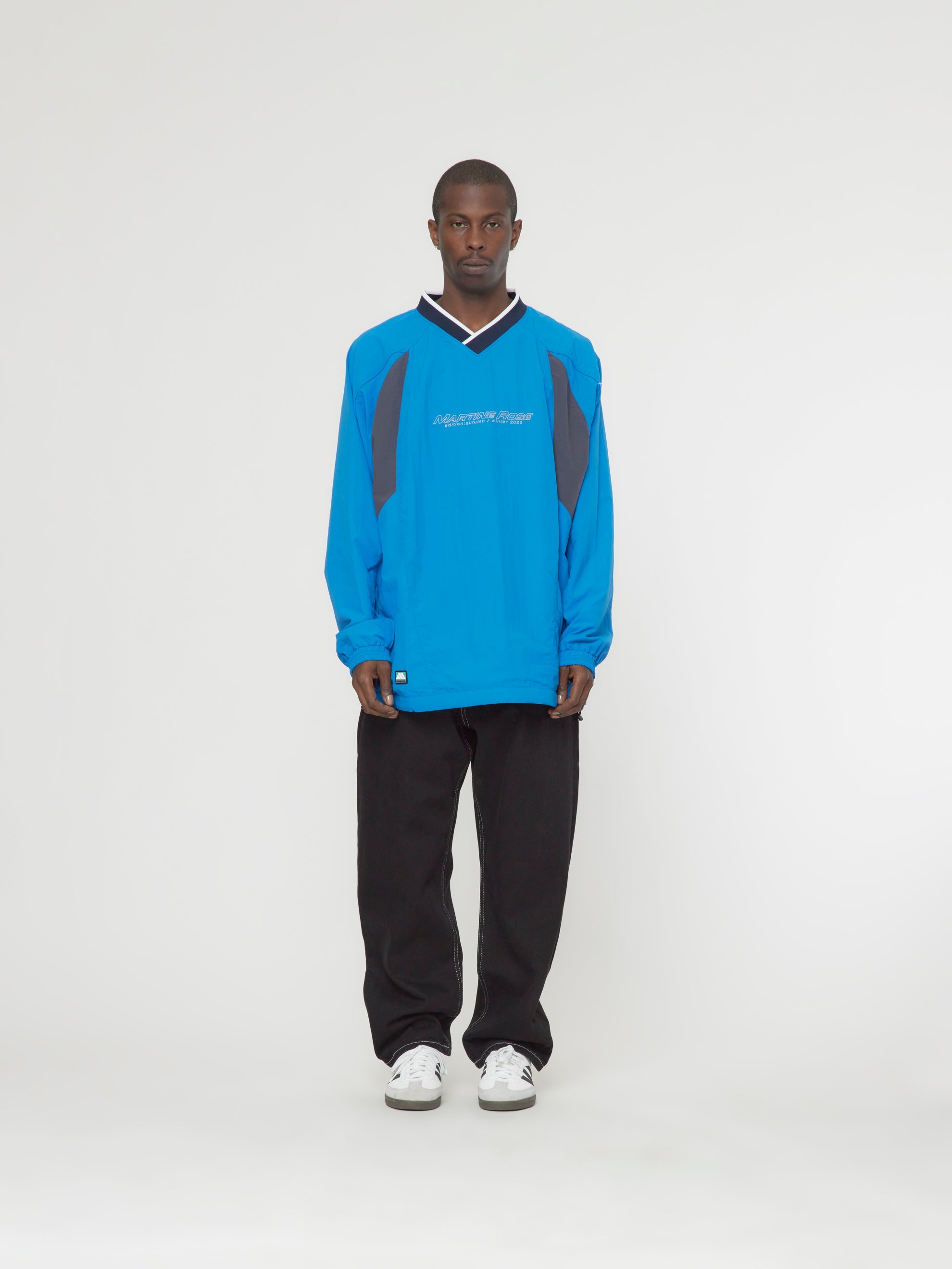 Martine Rose SPORTS PULLOVER (BRIGHT BLUE) | REVERSIBLE