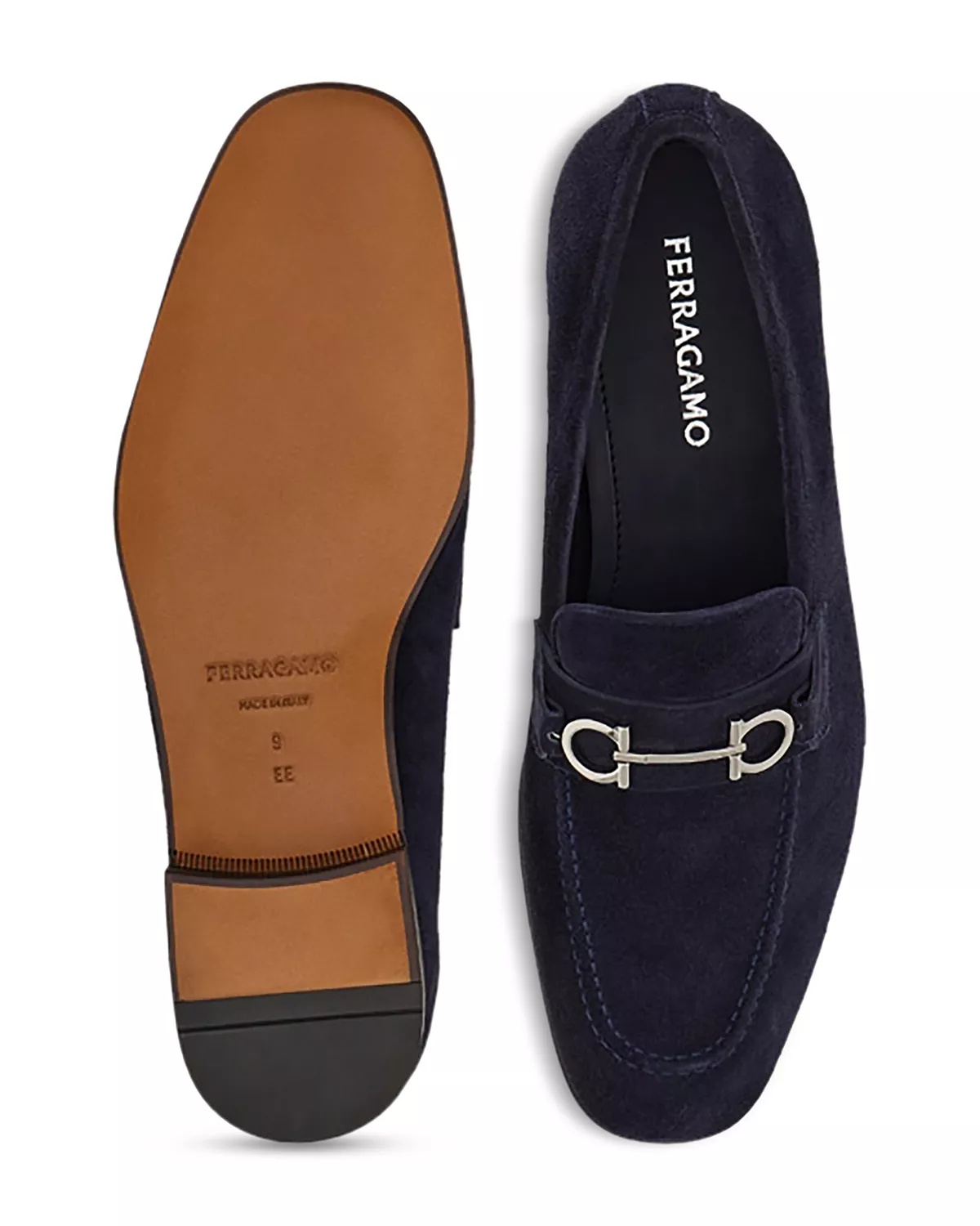 Men's Balty 2Vit Gancini Buckle Loafers - Regular - 3