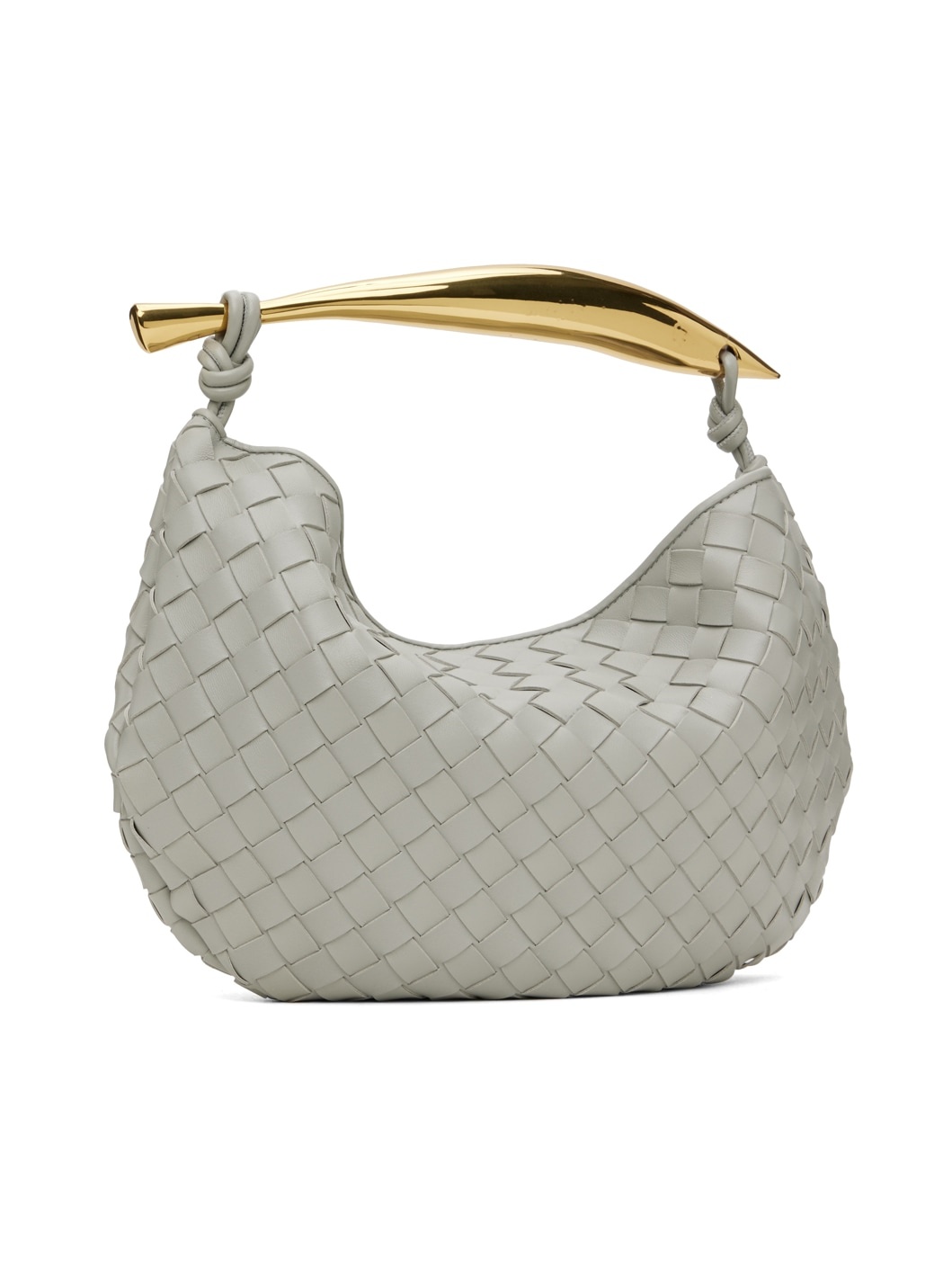Gray Sardine Top Handle Bag - 2