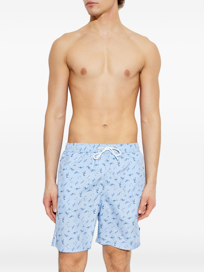 shark-print swim shorts 3