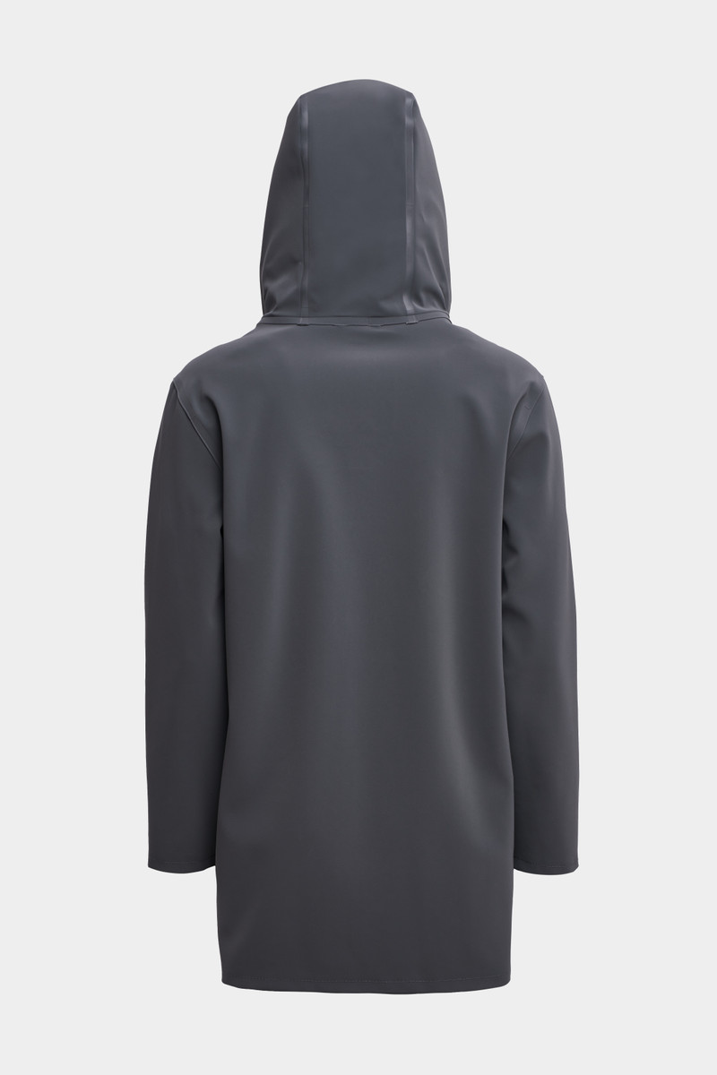 Stockholm Matte Raincoat Charcoal 4