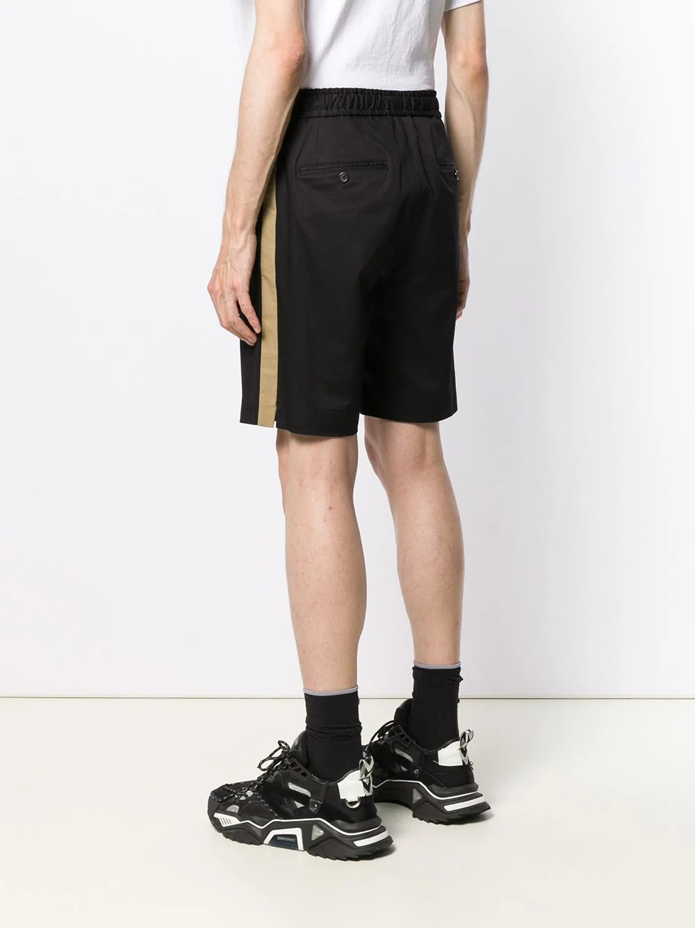 side panelled shorts - 4