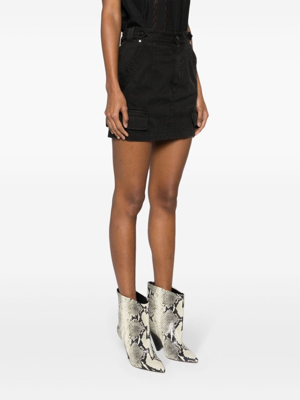 Lisabel cotton cargo miniskirt - 3