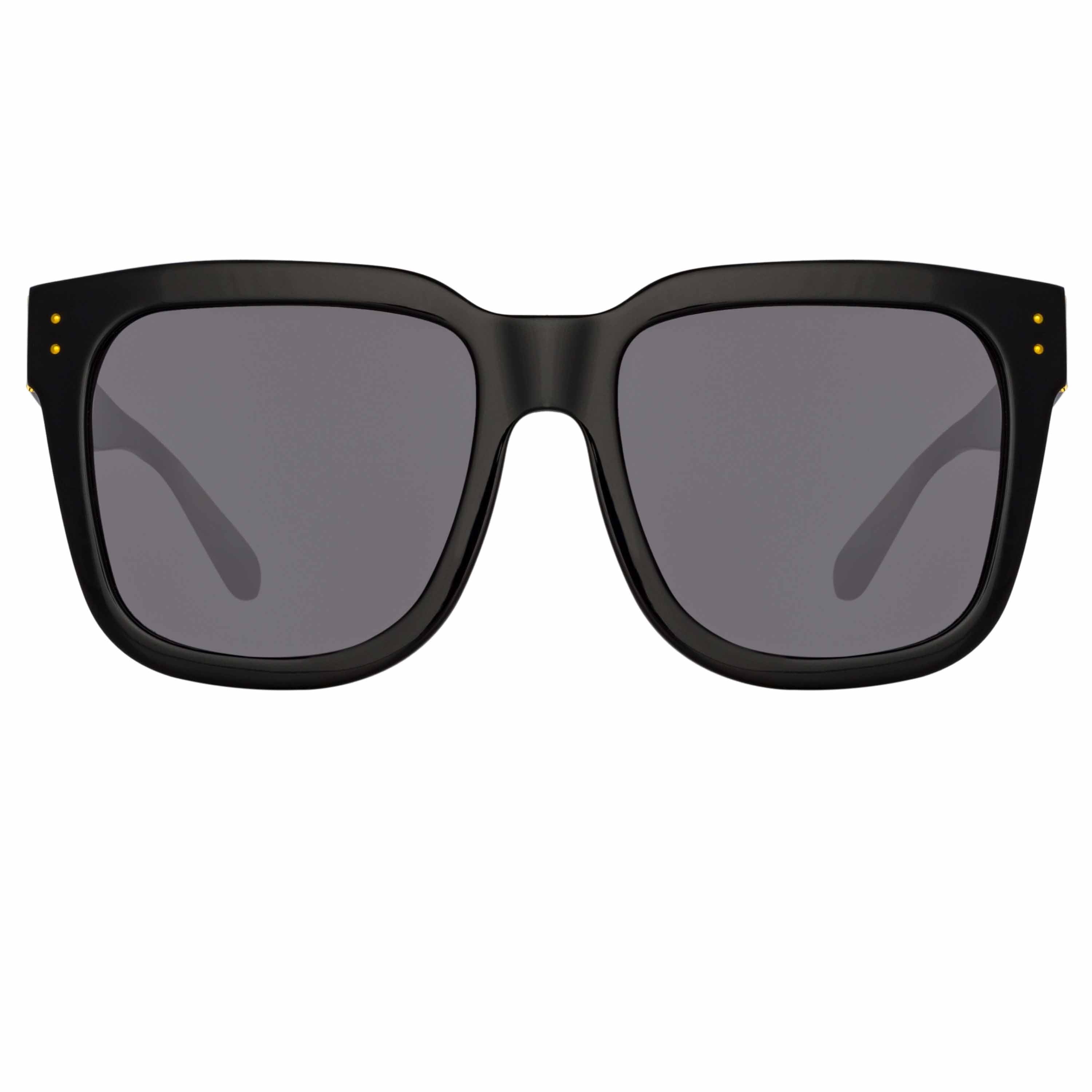 THE FREYA | SQUARE SUNGLASSES IN BLACK - 1