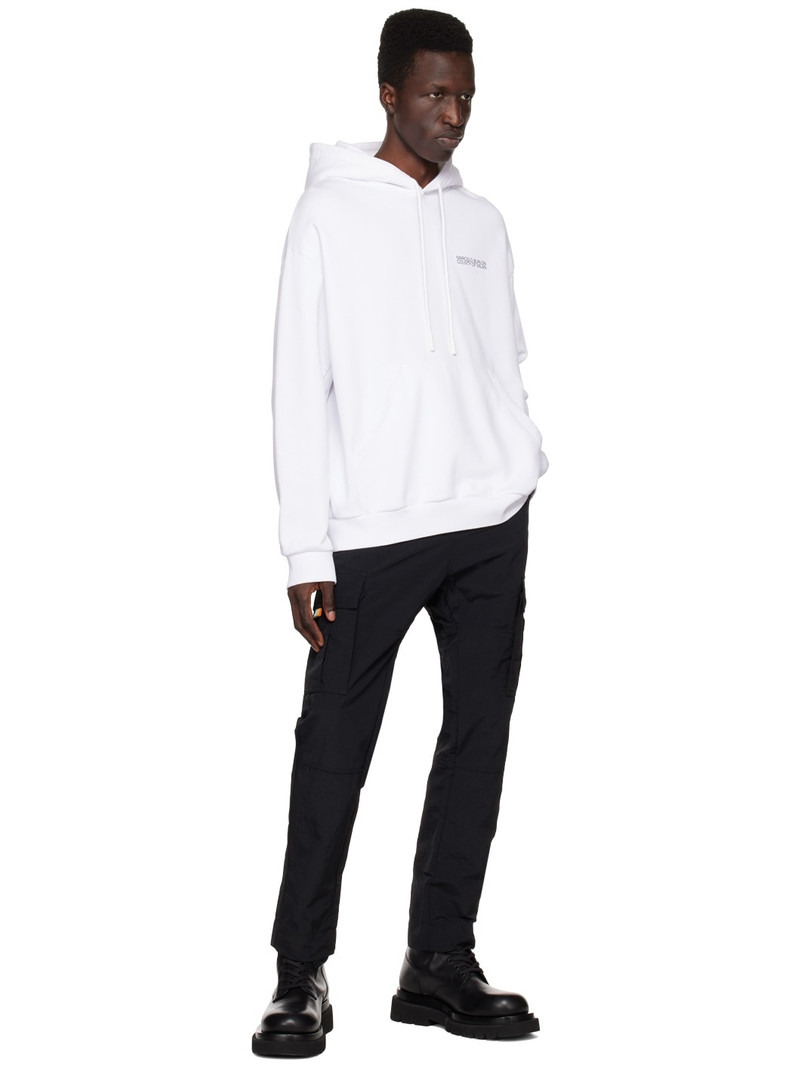 Marcelo Burlon County Of Milan White Tempera Over Cross Hoodie outlook