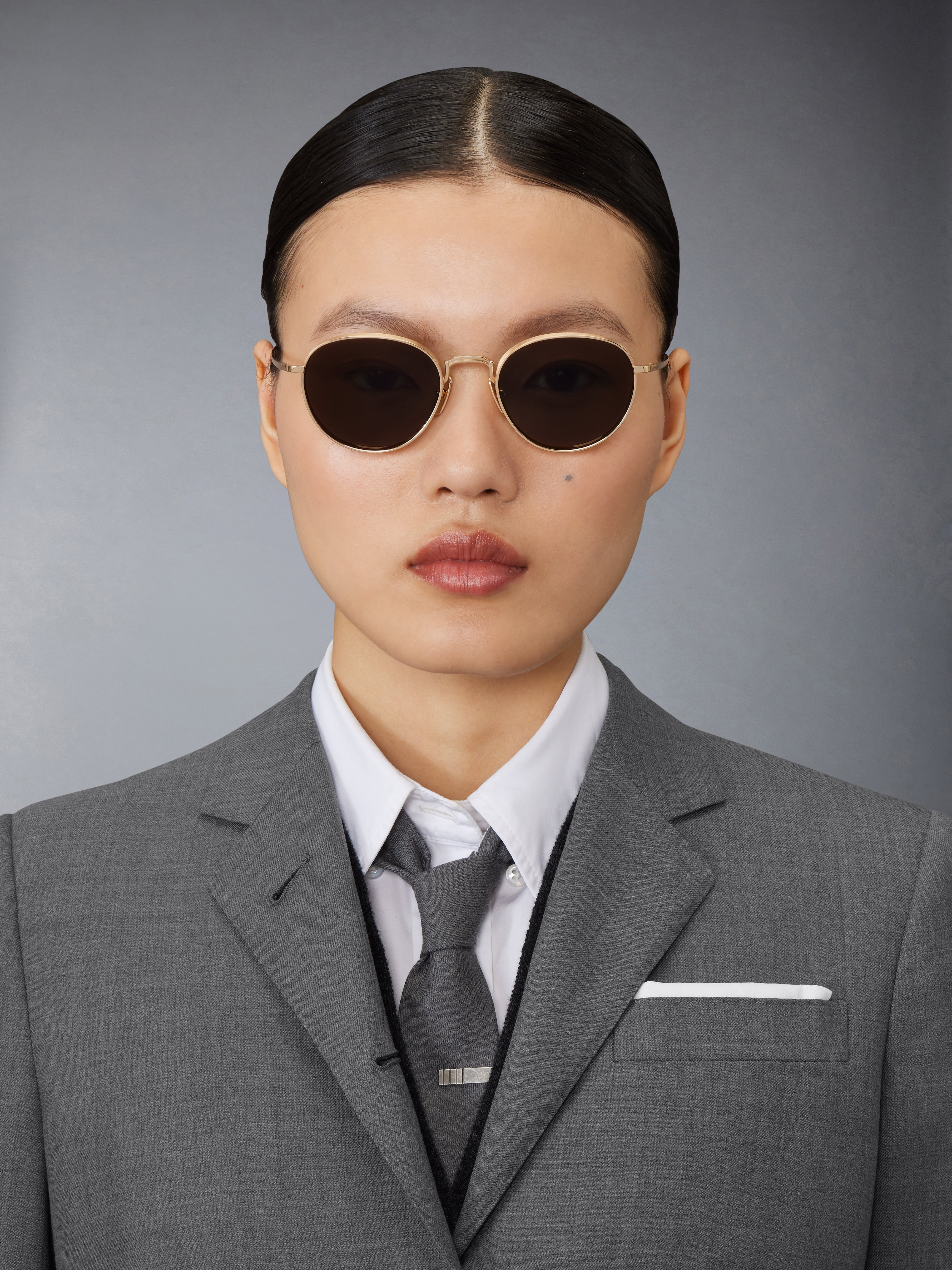 Titanium Round Sunglasses - 2