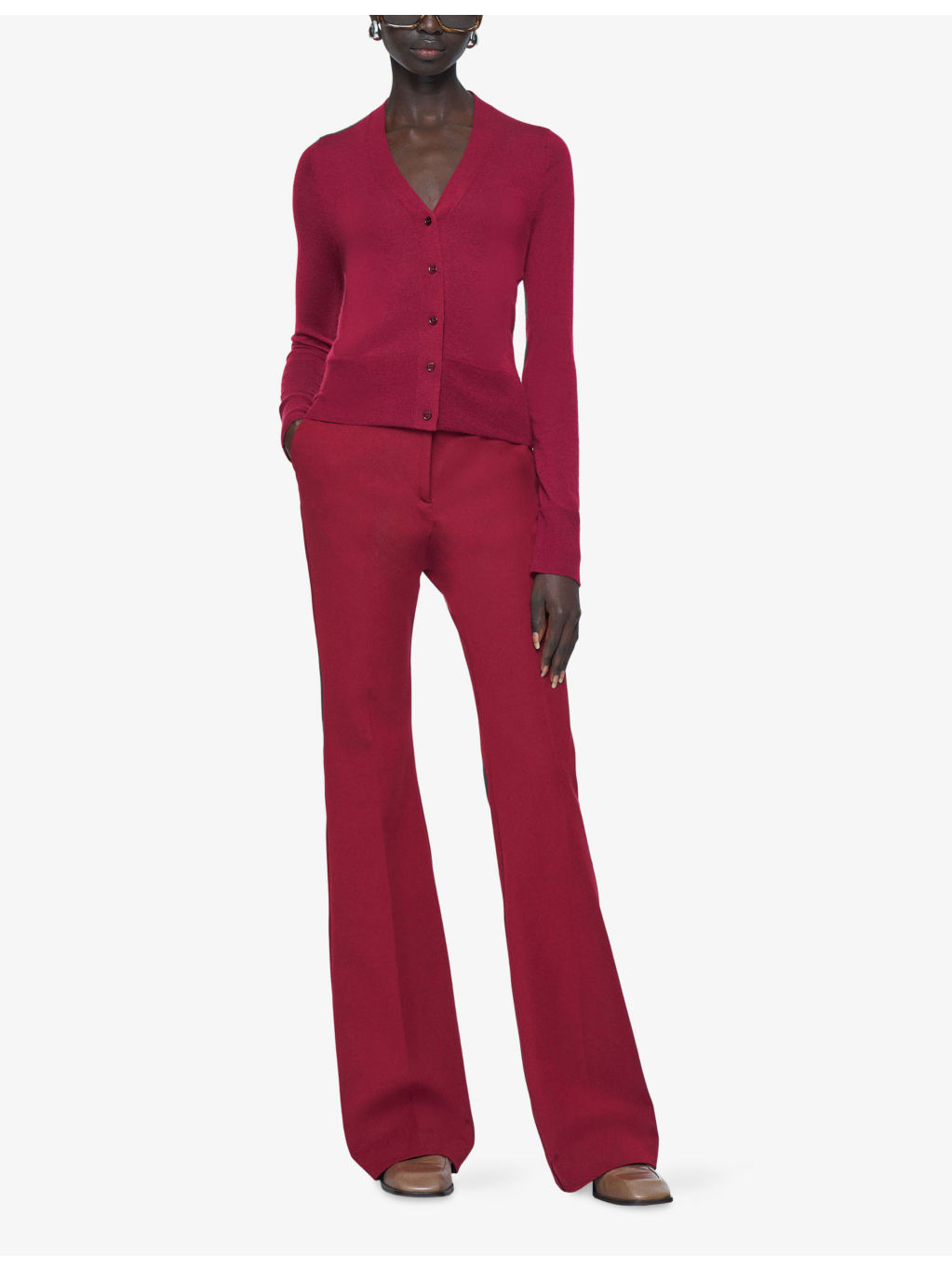 Cashair V-Neck Cashmere Cardigan - 2