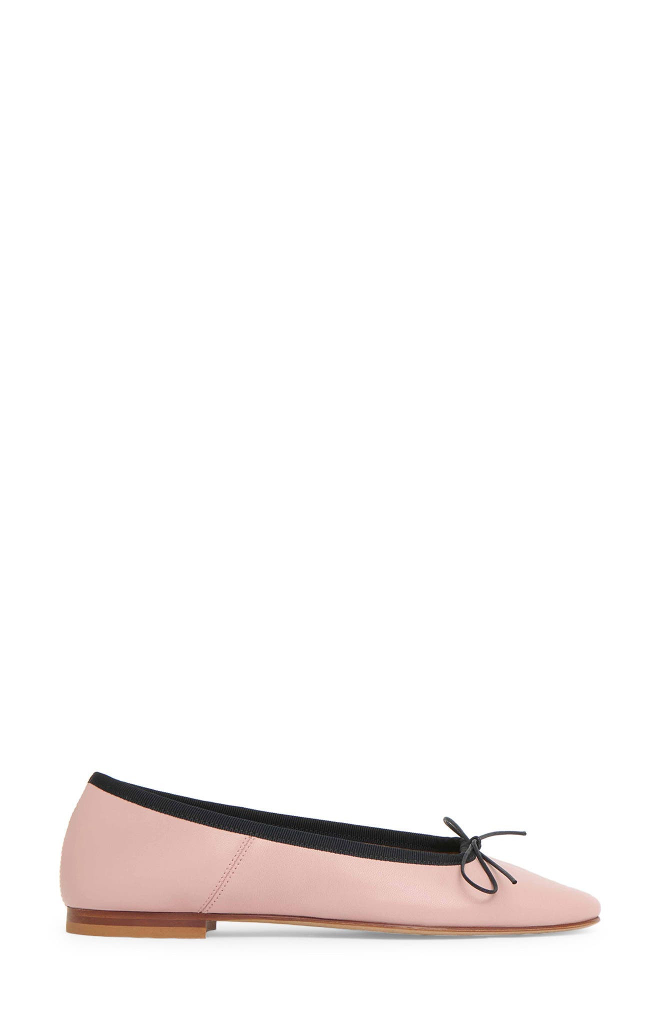 Mansur Gavriel Ballet Flat in Baby Pink/Black at Nordstrom - 2
