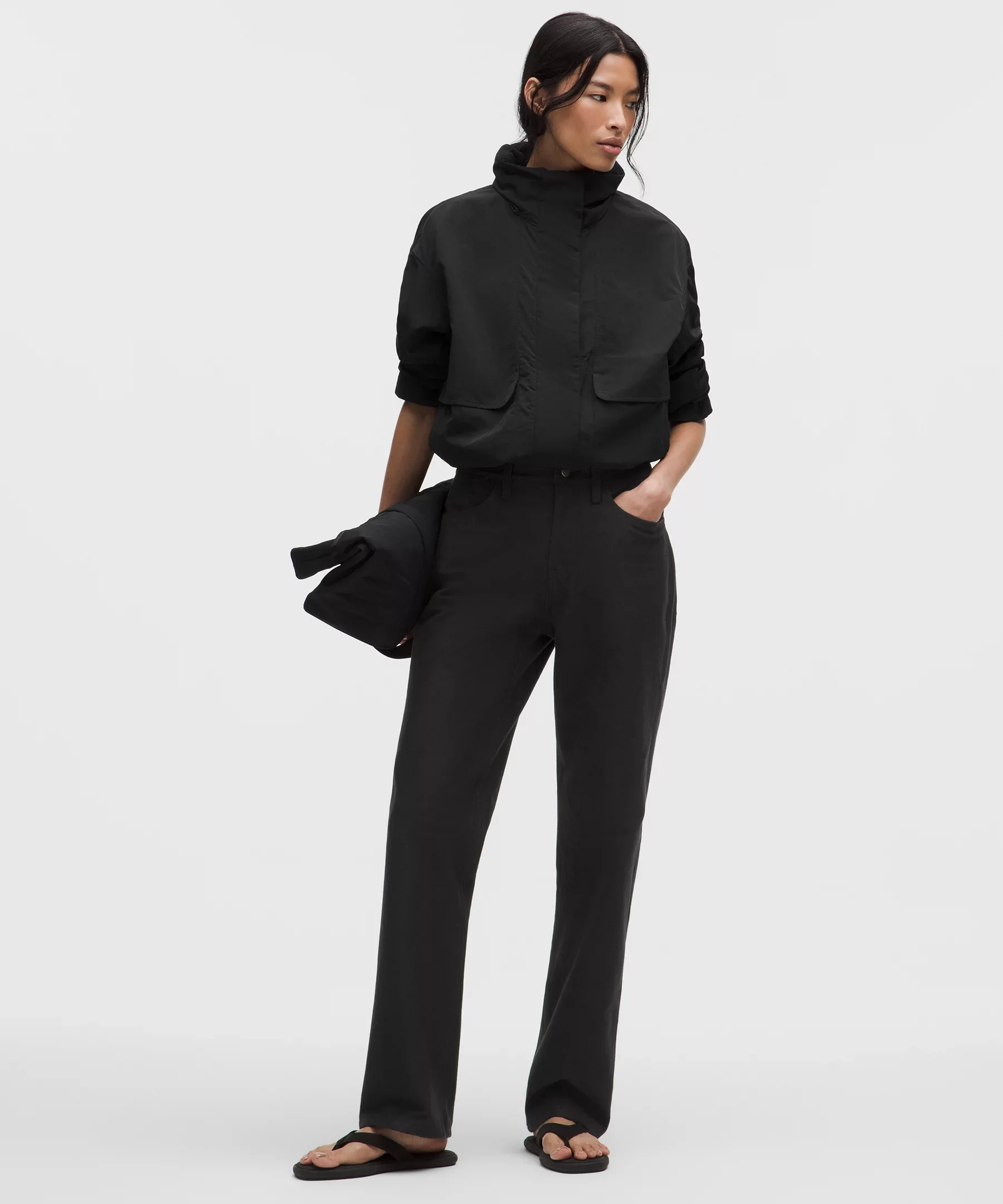 EasyFive Mid-Rise Relaxed-Straight Pant *Short - 1
