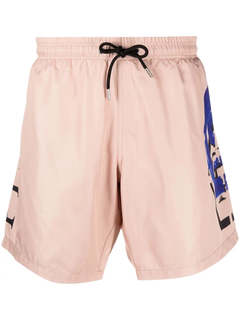 logo-print swimming shorts - 1