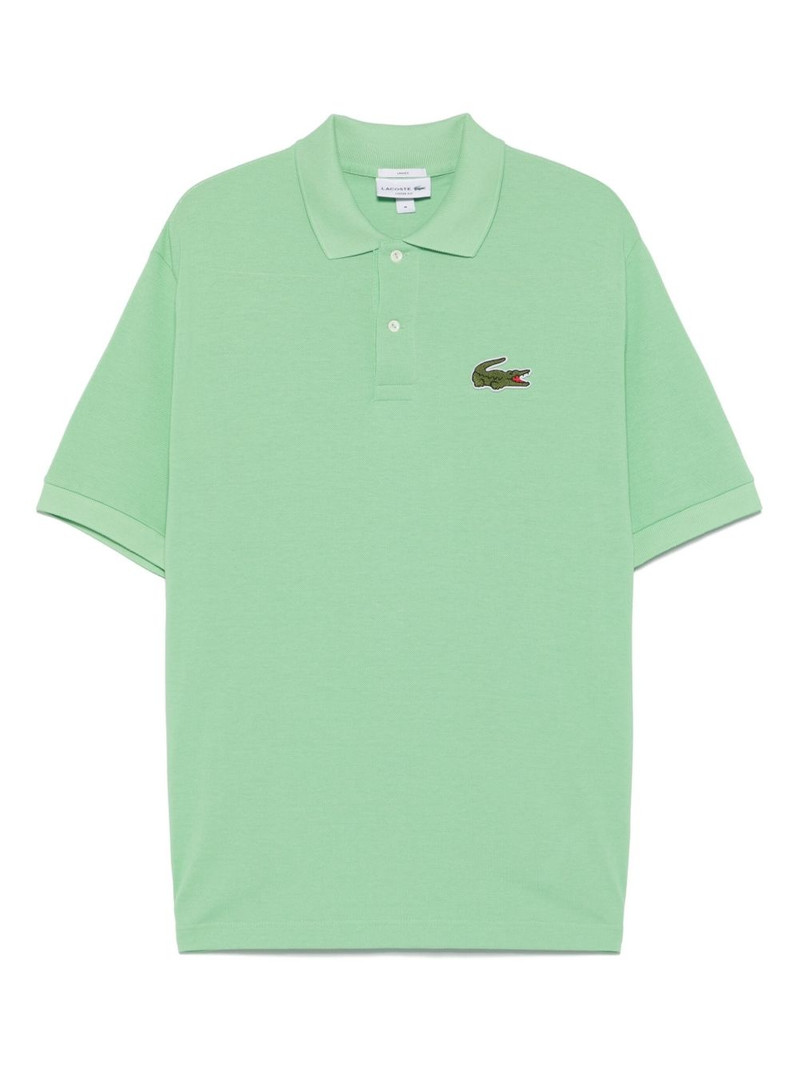 logo-patch polo shirt 1
