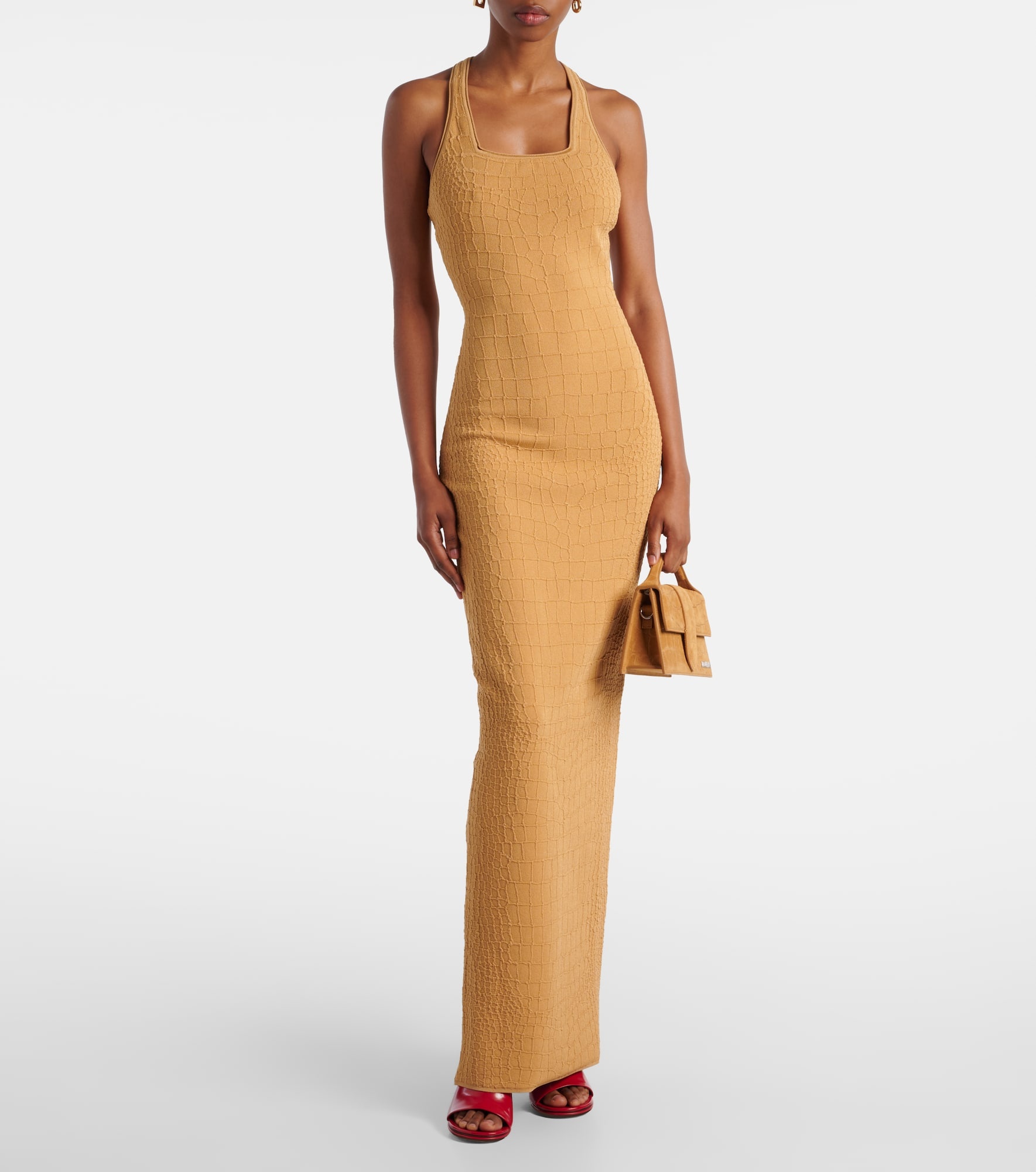 Scala croc-effect maxi dress - 2