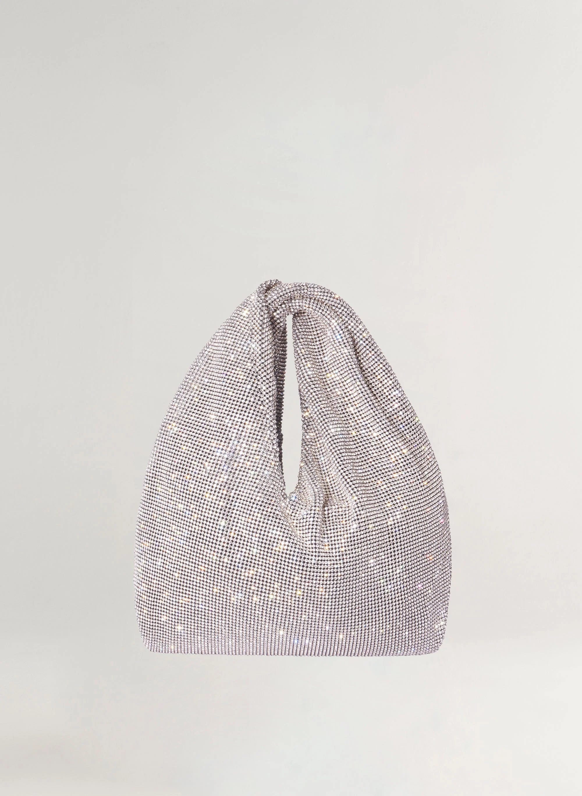 Paige Rhinestone Chain Mesh Bag - 1