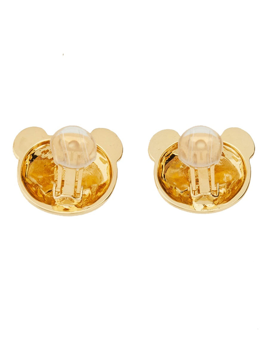 Moschino Women Teddy Bear Clip Earrings - 2