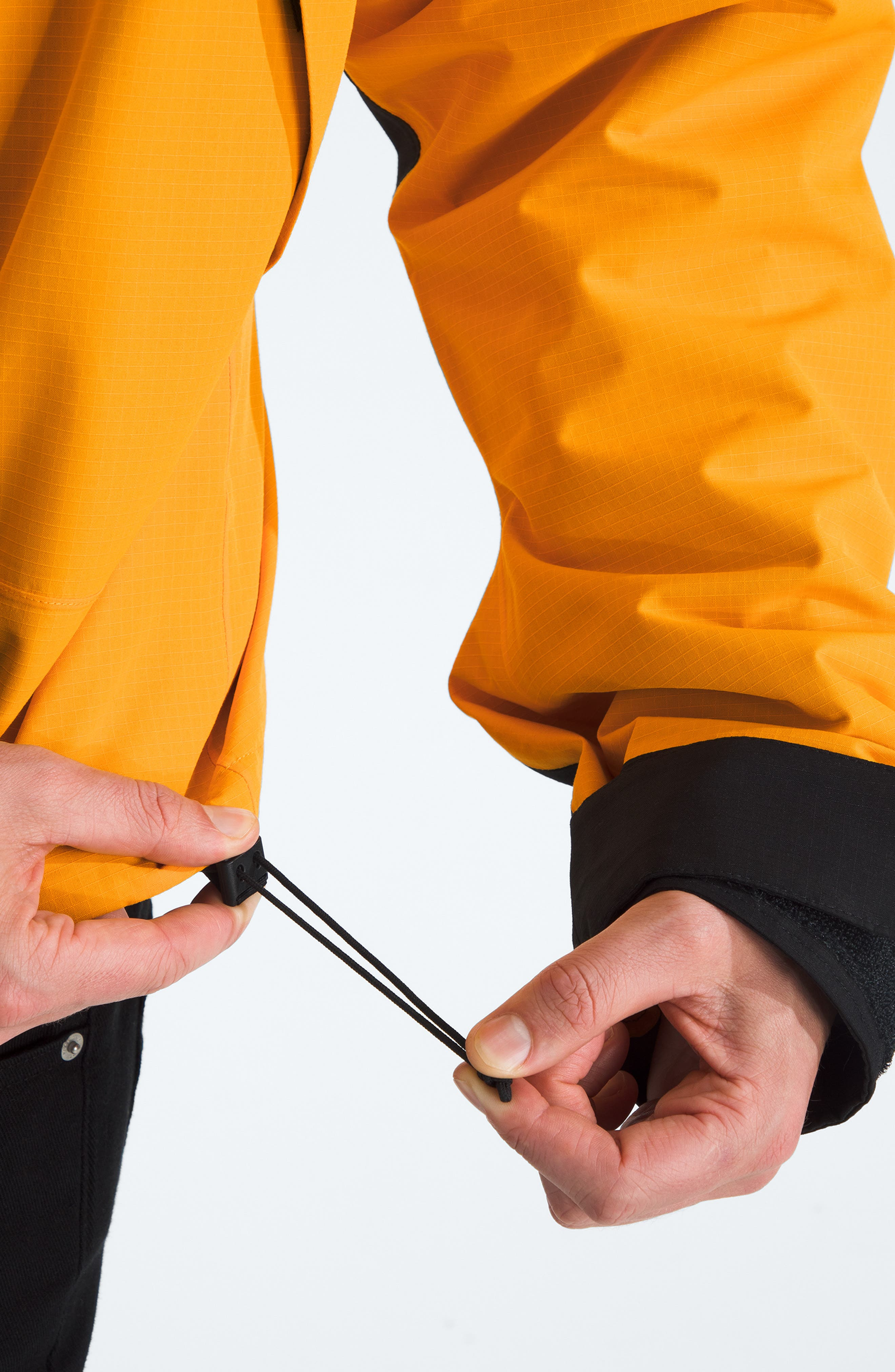 The North Face DryVent™ Mono Mountain Jacket in Summit Gold/Tnf Black at Nordstrom - 4